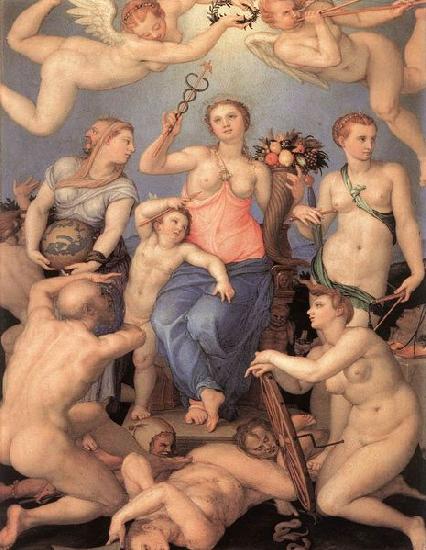 Agnolo Bronzino Allegory of Happiness oil painting image